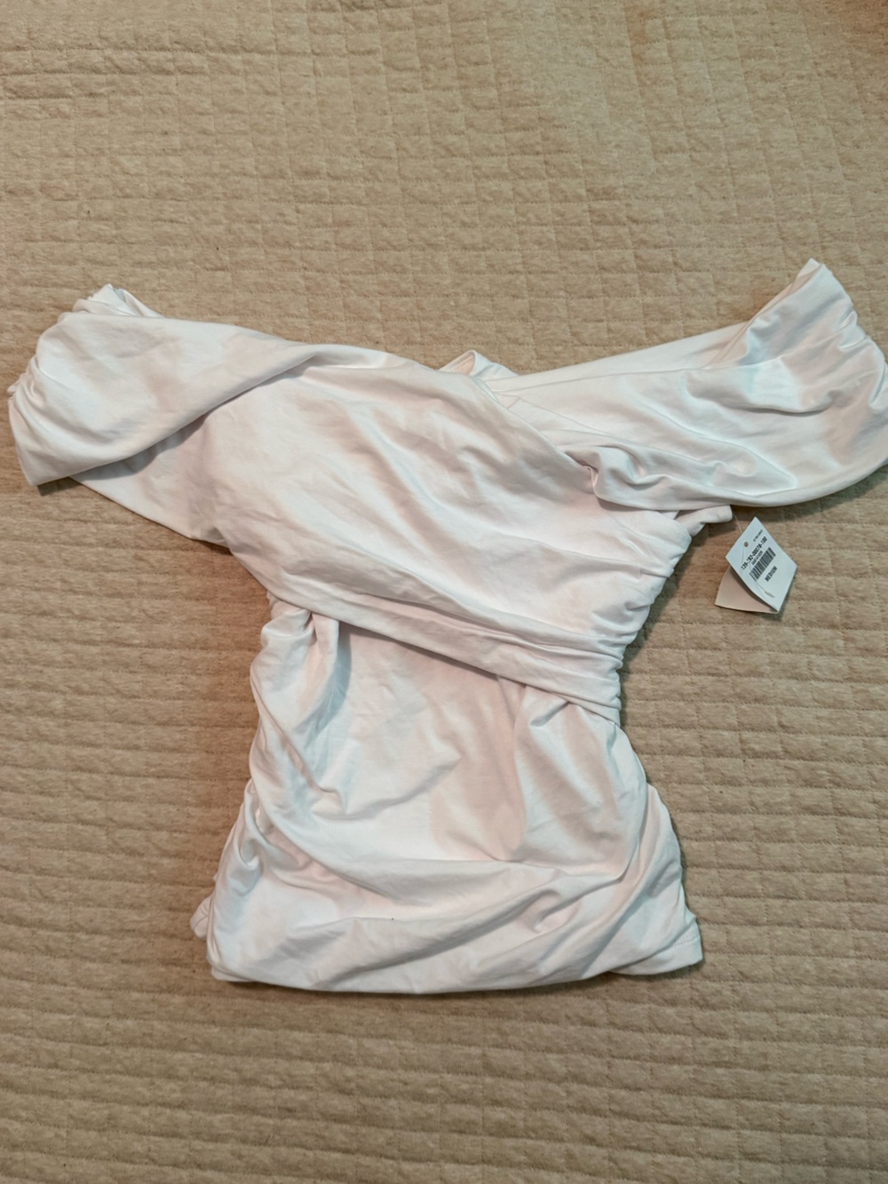 Abercrombie & Fitch Off-Shoulder Wrap Top